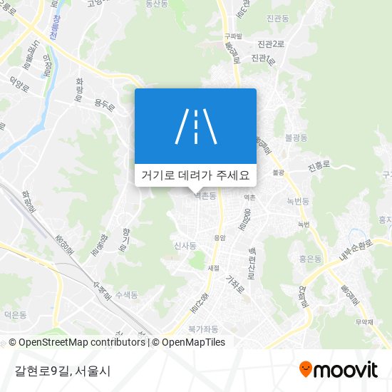 갈현로9길 지도