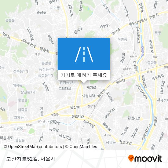 고산자로52길 지도