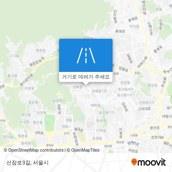 선잠로3길 지도