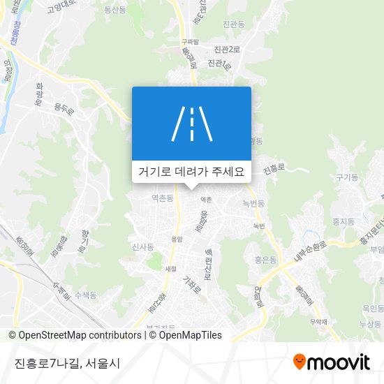 진흥로7나길 지도