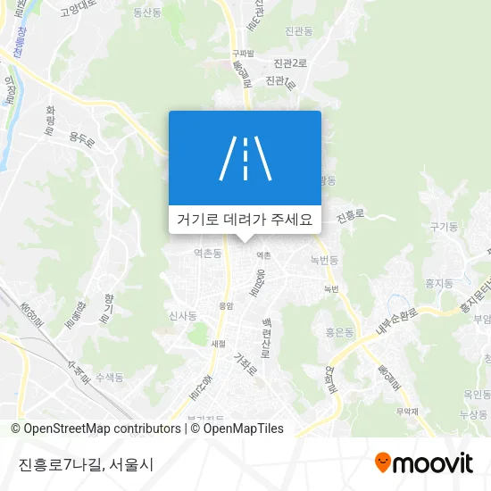 진흥로7나길 지도