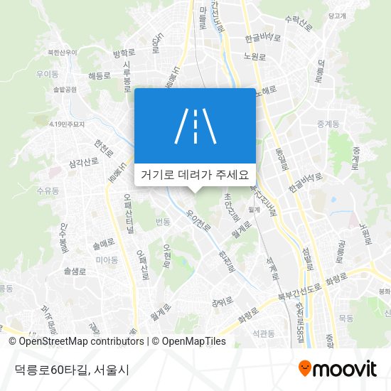 덕릉로60타길 지도