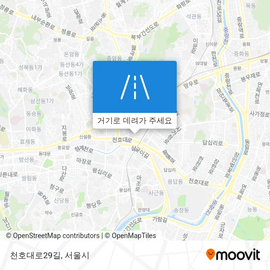 천호대로29길 지도