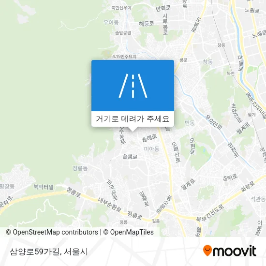 삼양로59가길 지도