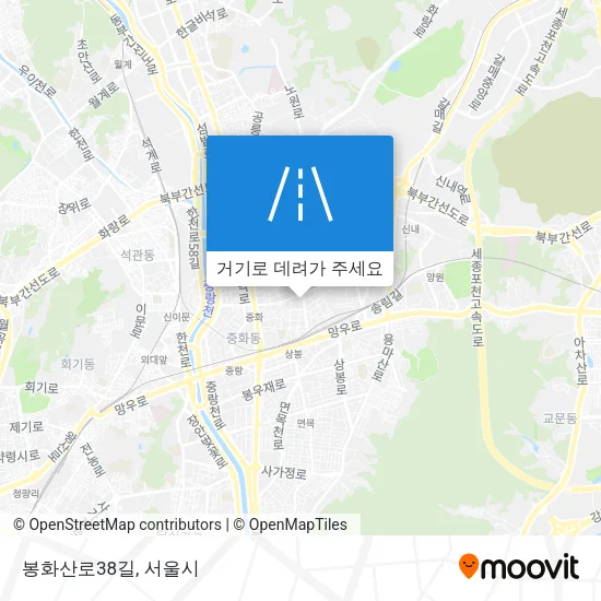 봉화산로38길 지도