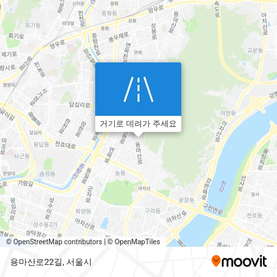 용마산로22길 지도