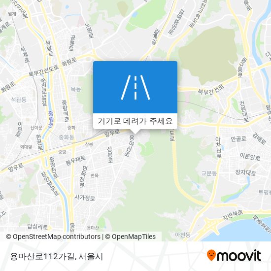 용마산로112가길 지도