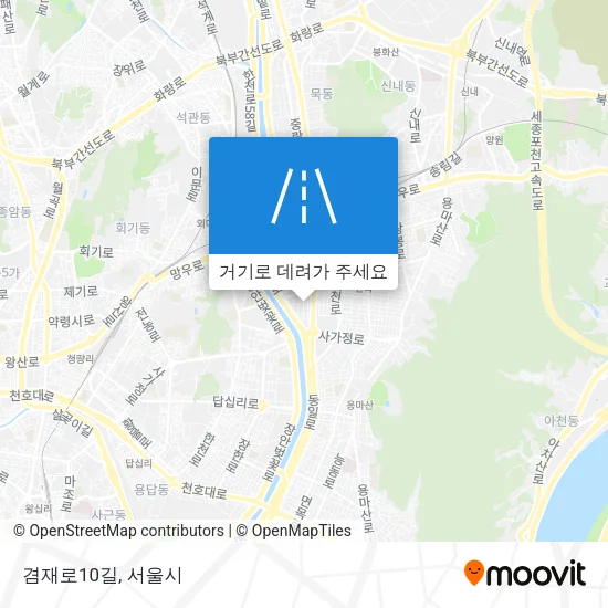 겸재로10길 지도