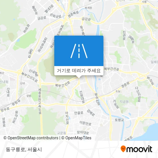 동구릉로 지도