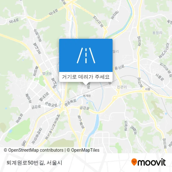 퇴계원로50번길 지도