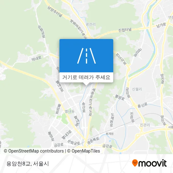 용암천8교 지도