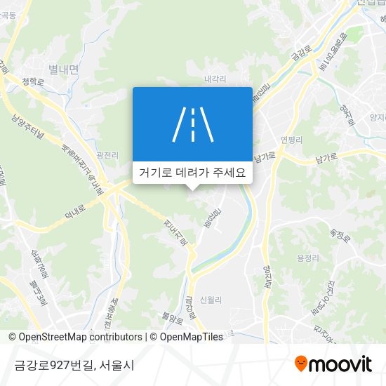 금강로927번길 지도