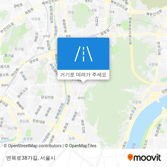 면목로38가길 지도