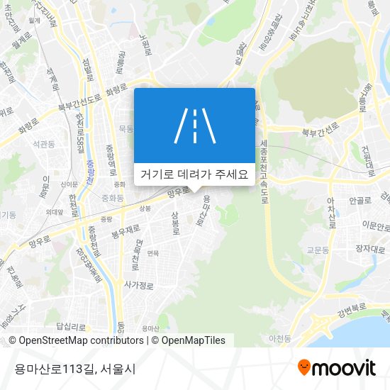 용마산로113길 지도