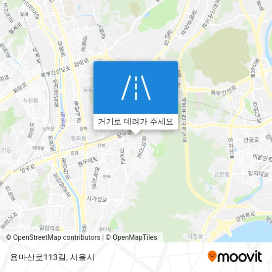 용마산로113길 지도