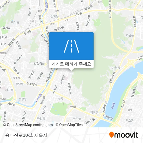 용마산로30길 지도