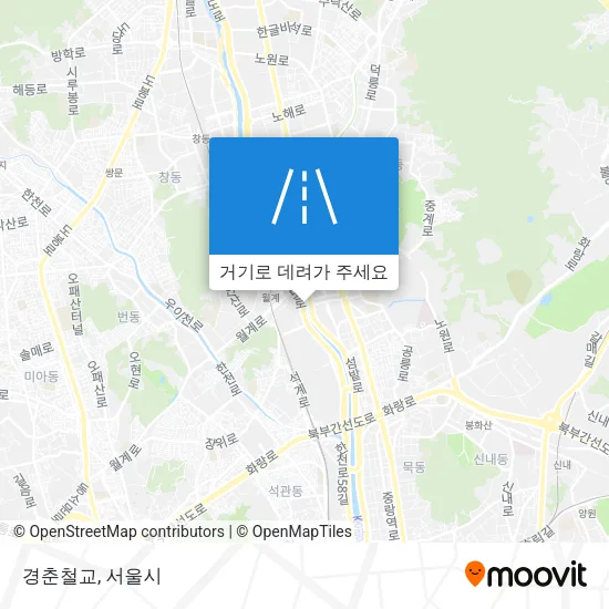 경춘철교 지도