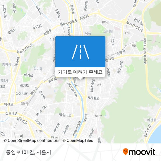 동일로101길 지도