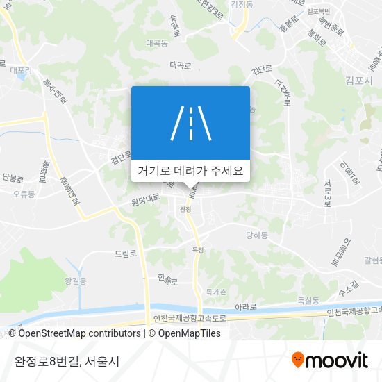 완정로8번길 지도