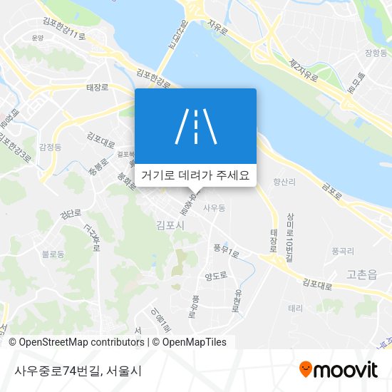 사우중로74번길 지도