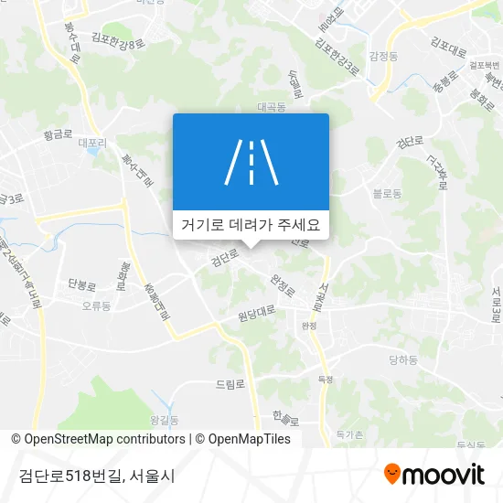 검단로518번길 지도