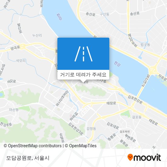 모담공원로 지도