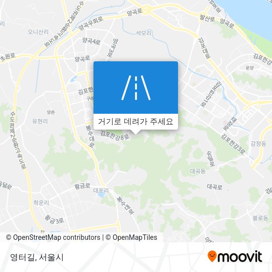 영터길 지도