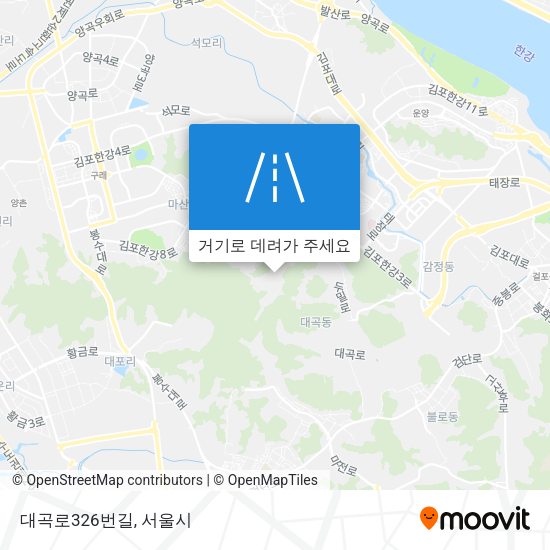 대곡로326번길 지도