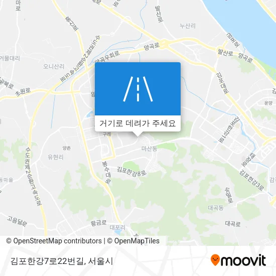 김포한강7로22번길 지도