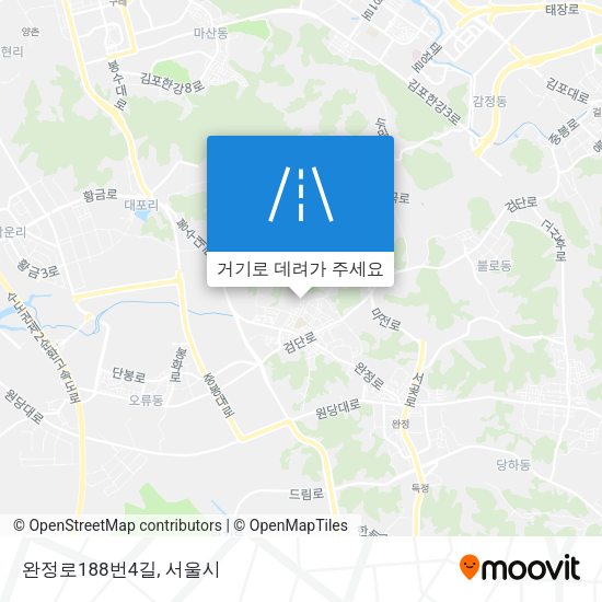완정로188번4길 지도