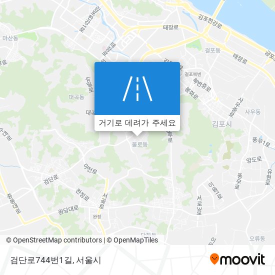 검단로744번1길 지도