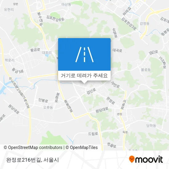 완정로216번길 지도