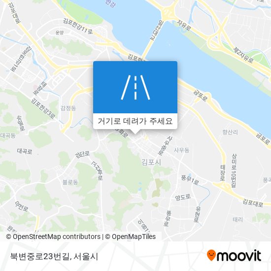 북변중로23번길 지도