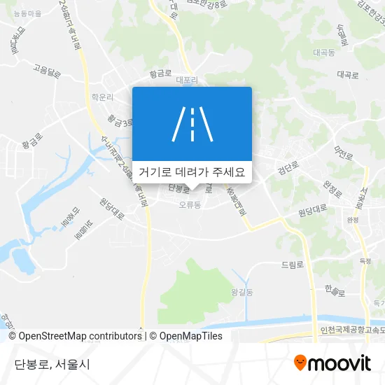 단봉로 지도