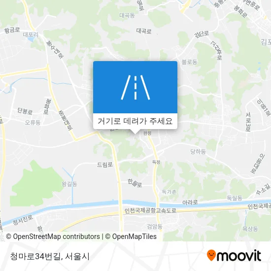 청마로34번길 지도