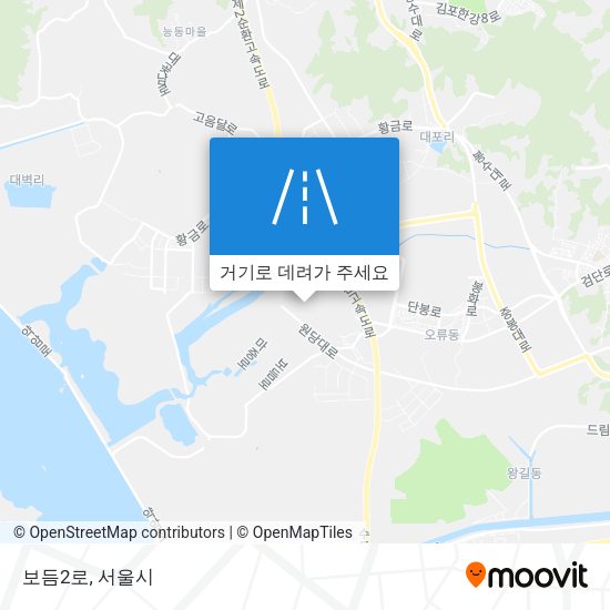 보듬2로 지도