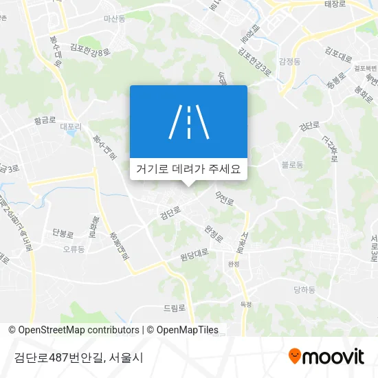 검단로487번안길 지도