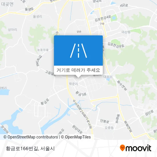 황금로166번길 지도