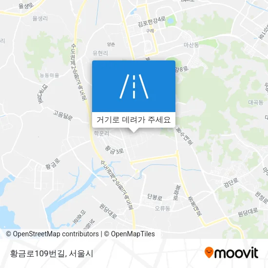 황금로109번길 지도