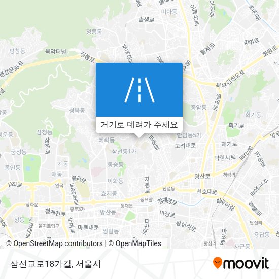 삼선교로18가길 지도