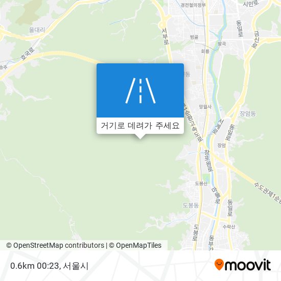 0.6km 00:23 지도