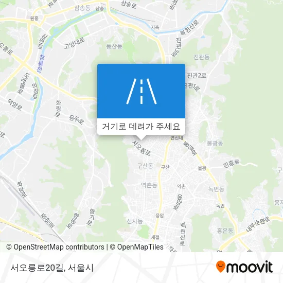 서오릉로20길 지도