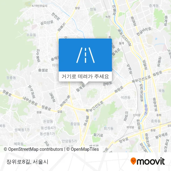 장위로8길 지도