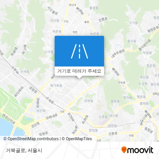 거북골로 지도