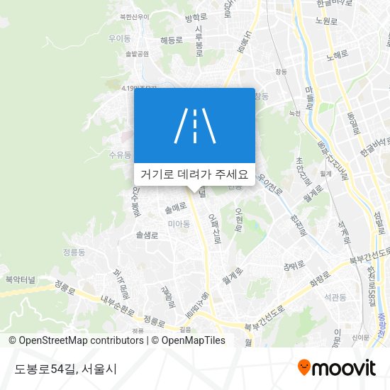 도봉로54길 지도