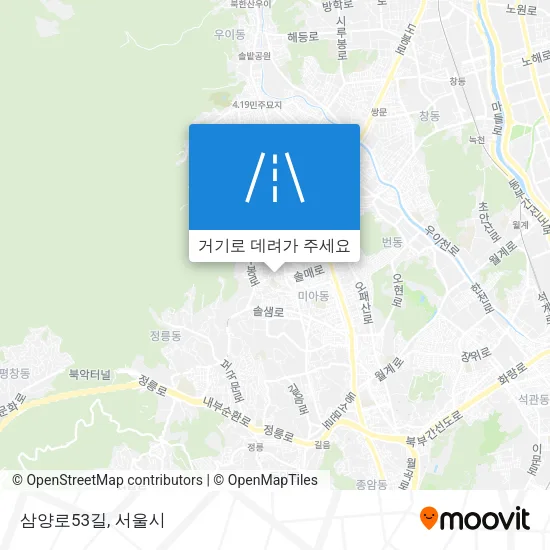 삼양로53길 지도