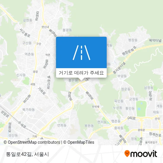 통일로42길 지도