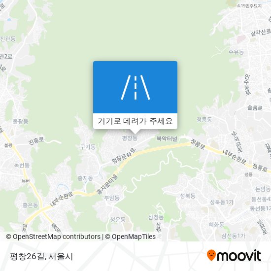 평창26길 지도