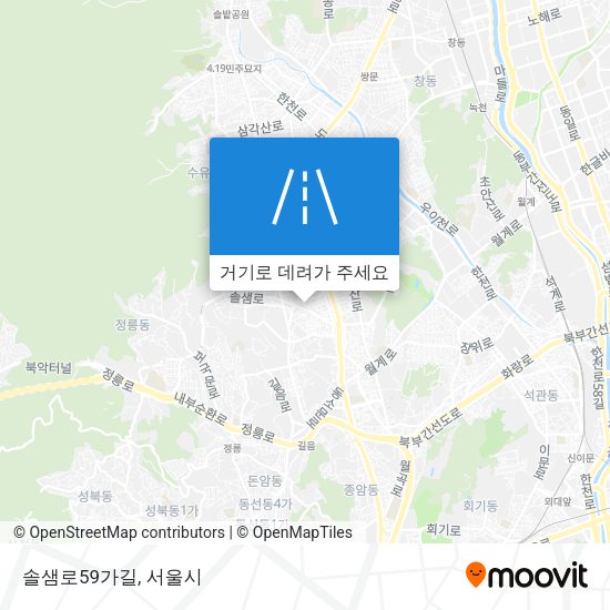솔샘로59가길 지도