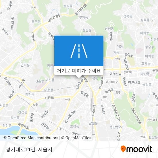 경기대로11길 지도